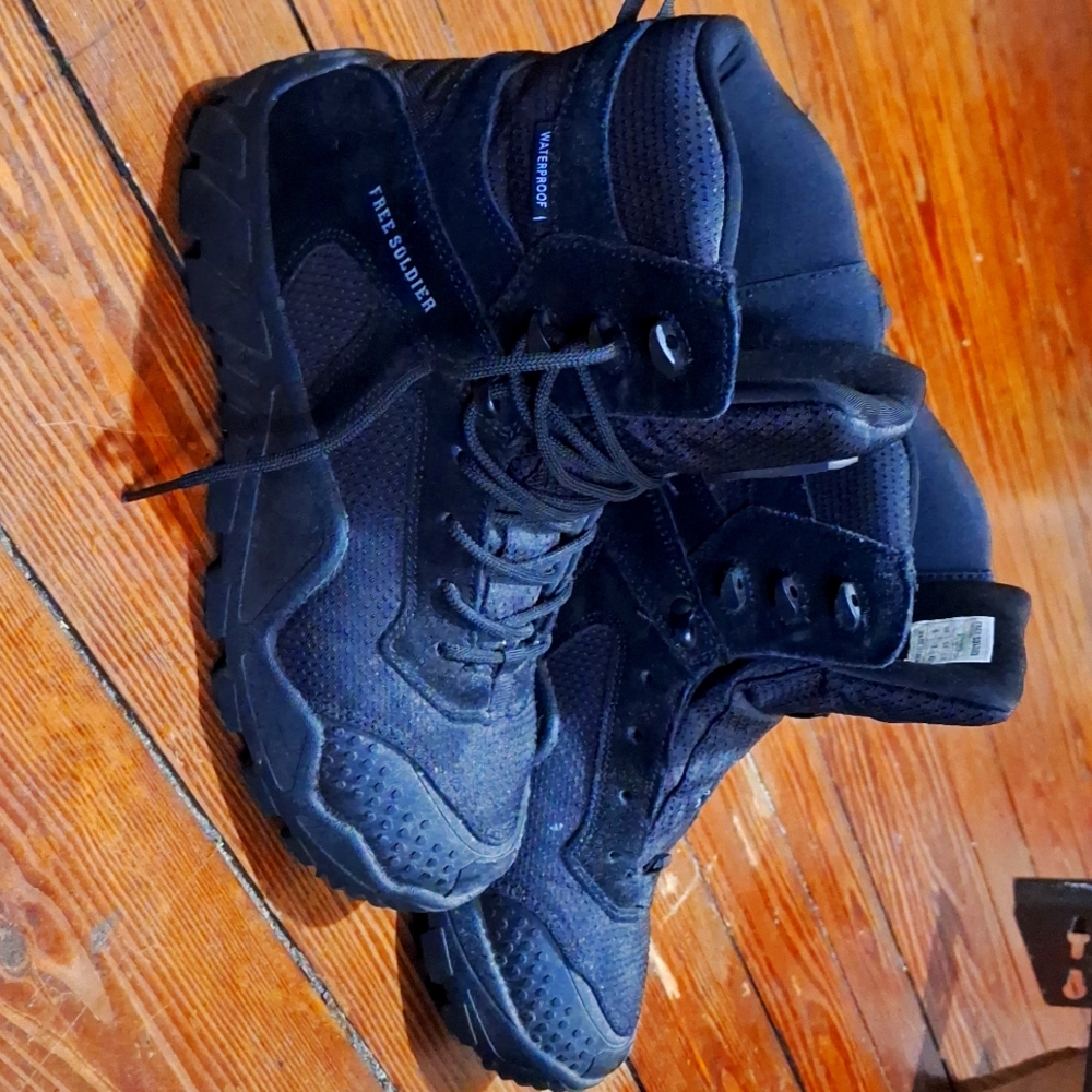 Free soldier waterproof work boots